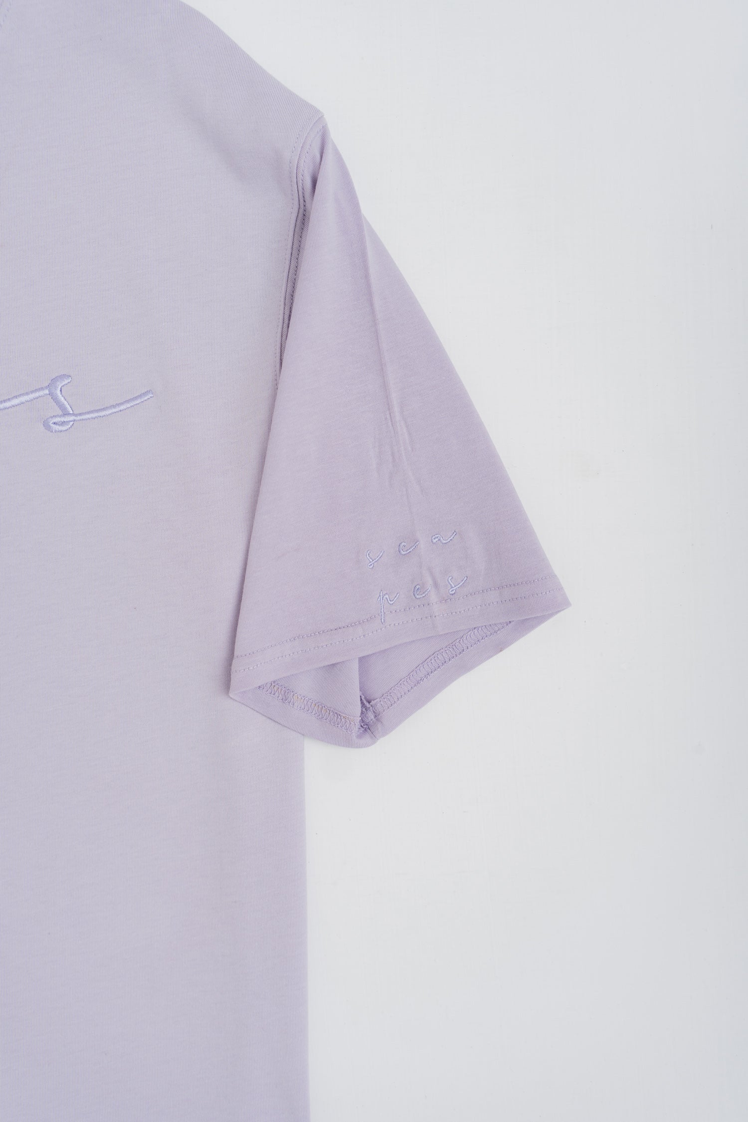 LILAC REGULAR FIT EMBROIDERED T-SHIRT - Hustle N Holla