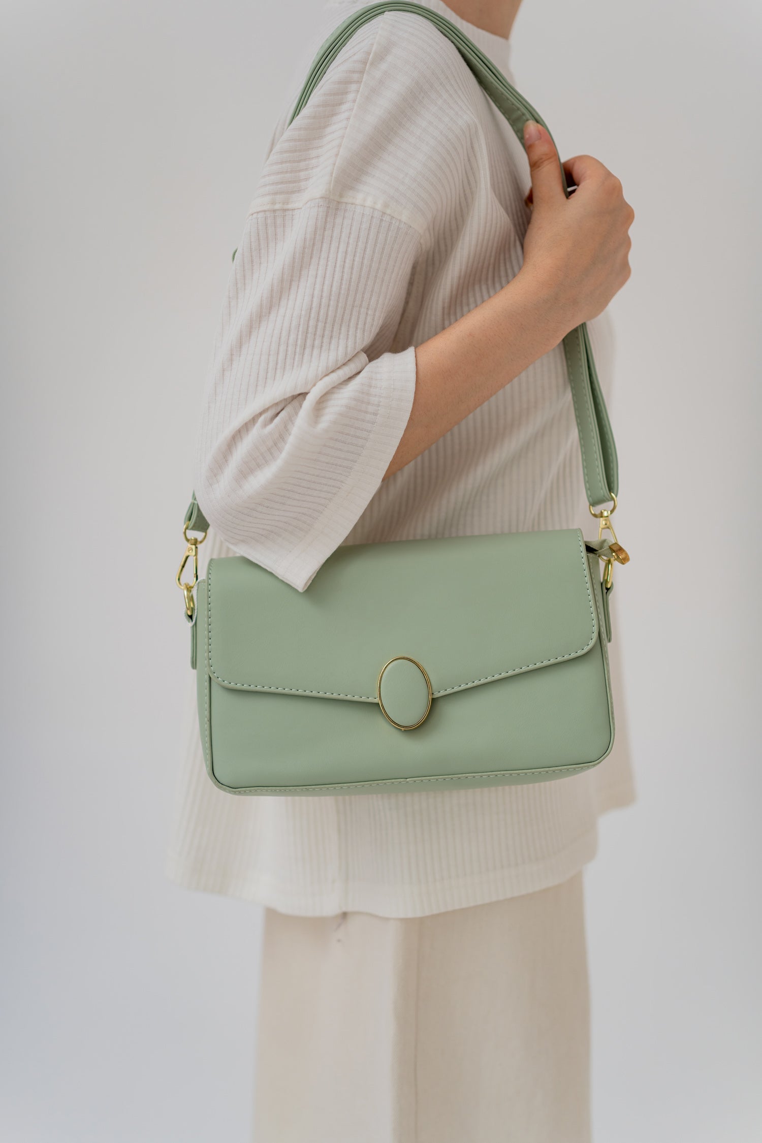 Green Shoulder Bag - Hustle N Holla