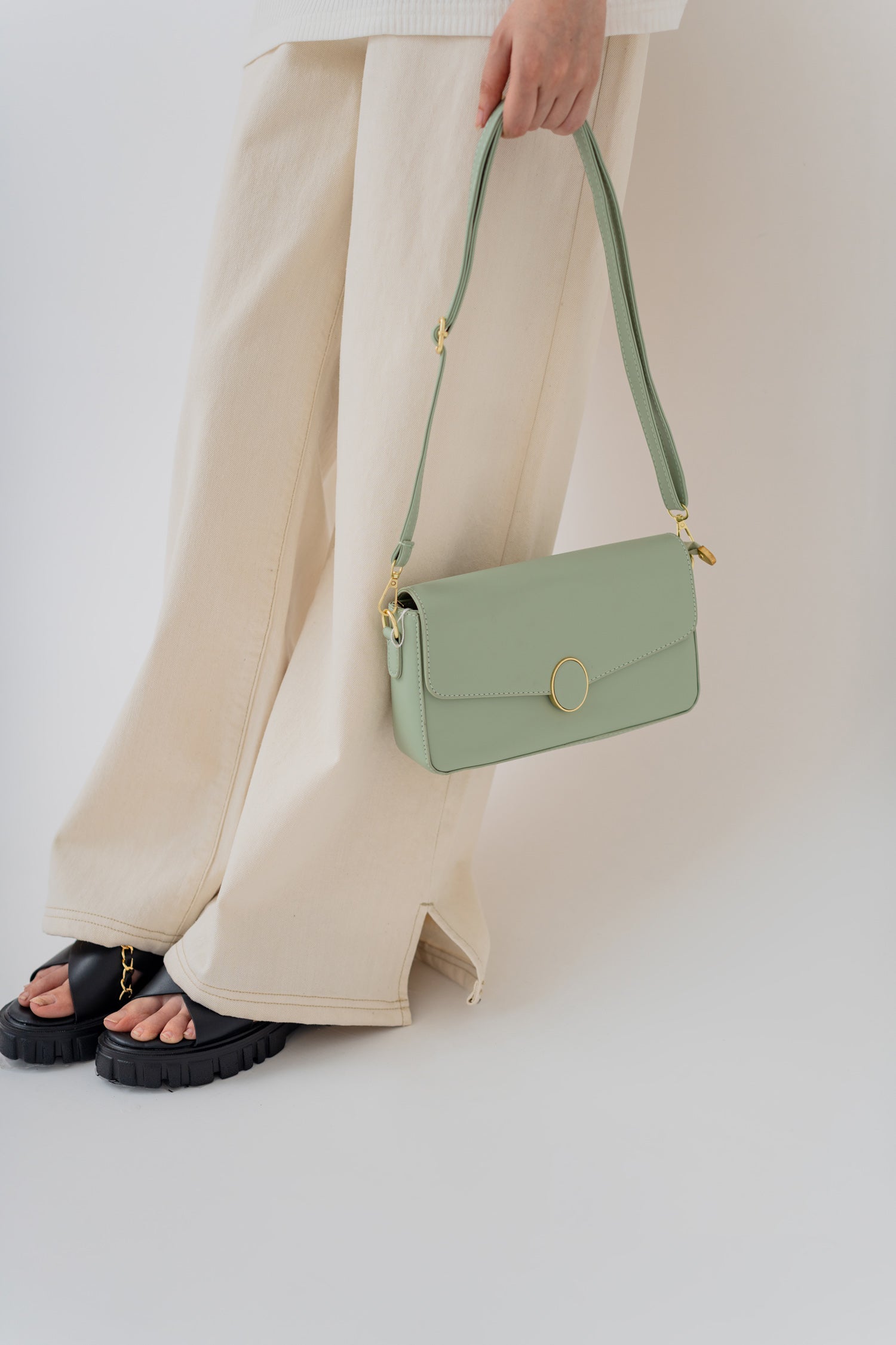 Green Shoulder Bag - Hustle N Holla