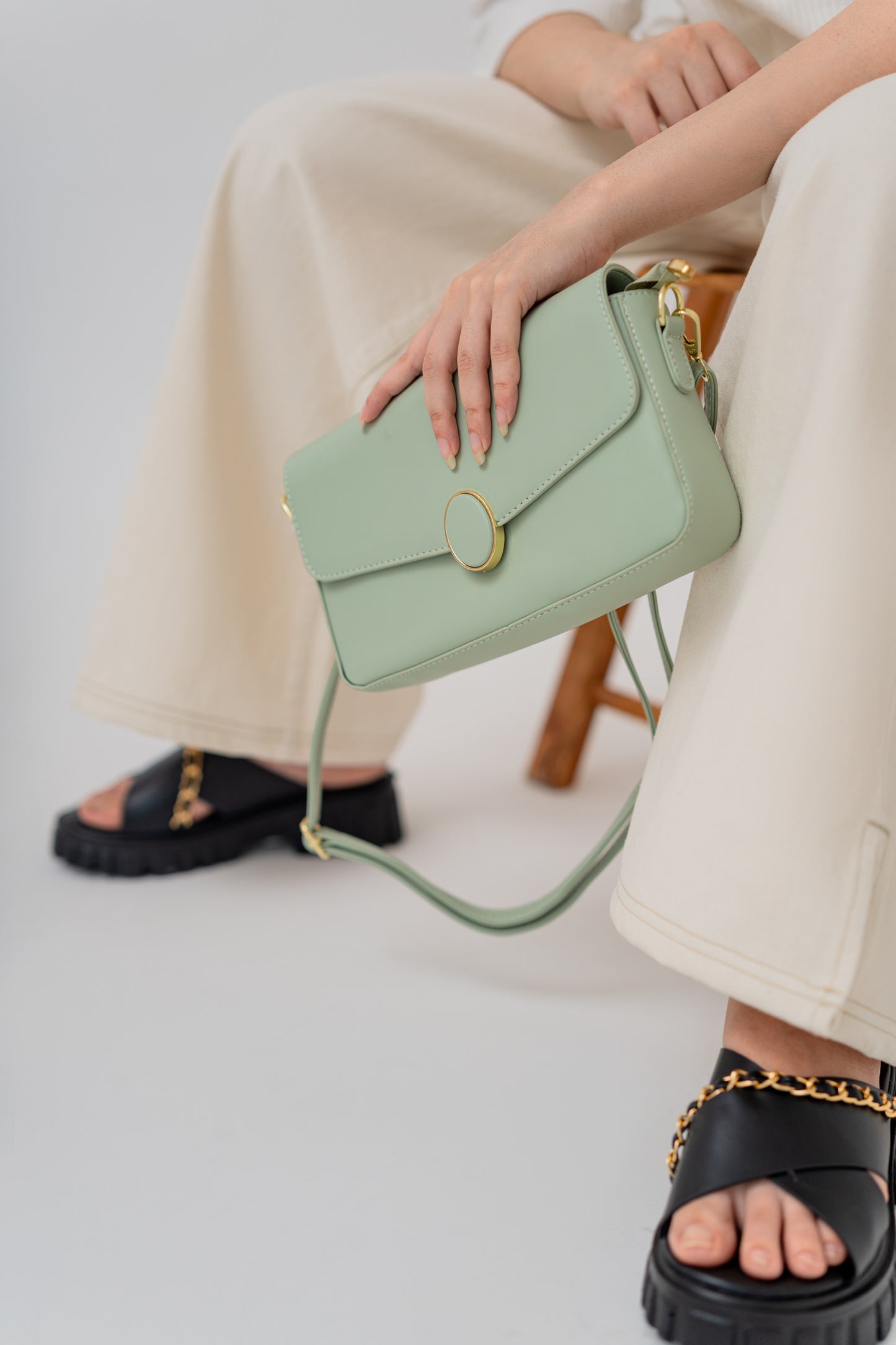 Green Shoulder Bag - Hustle N Holla