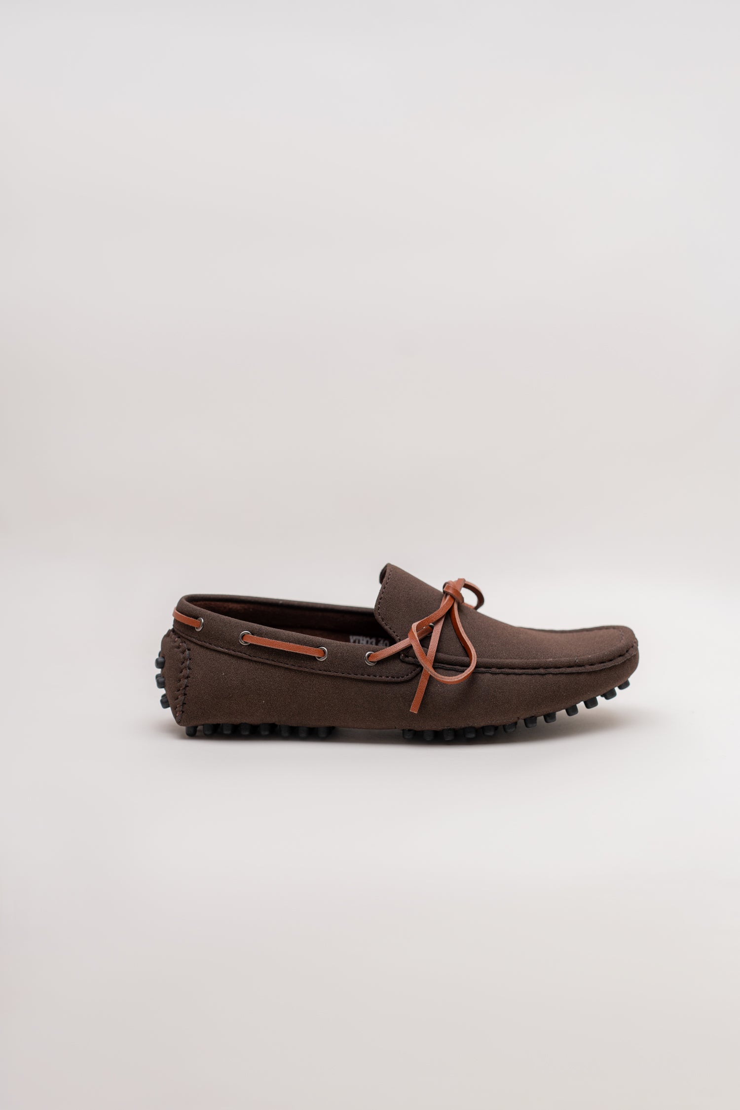 Coffee Suede Laced Loafers - Hustle N Holla