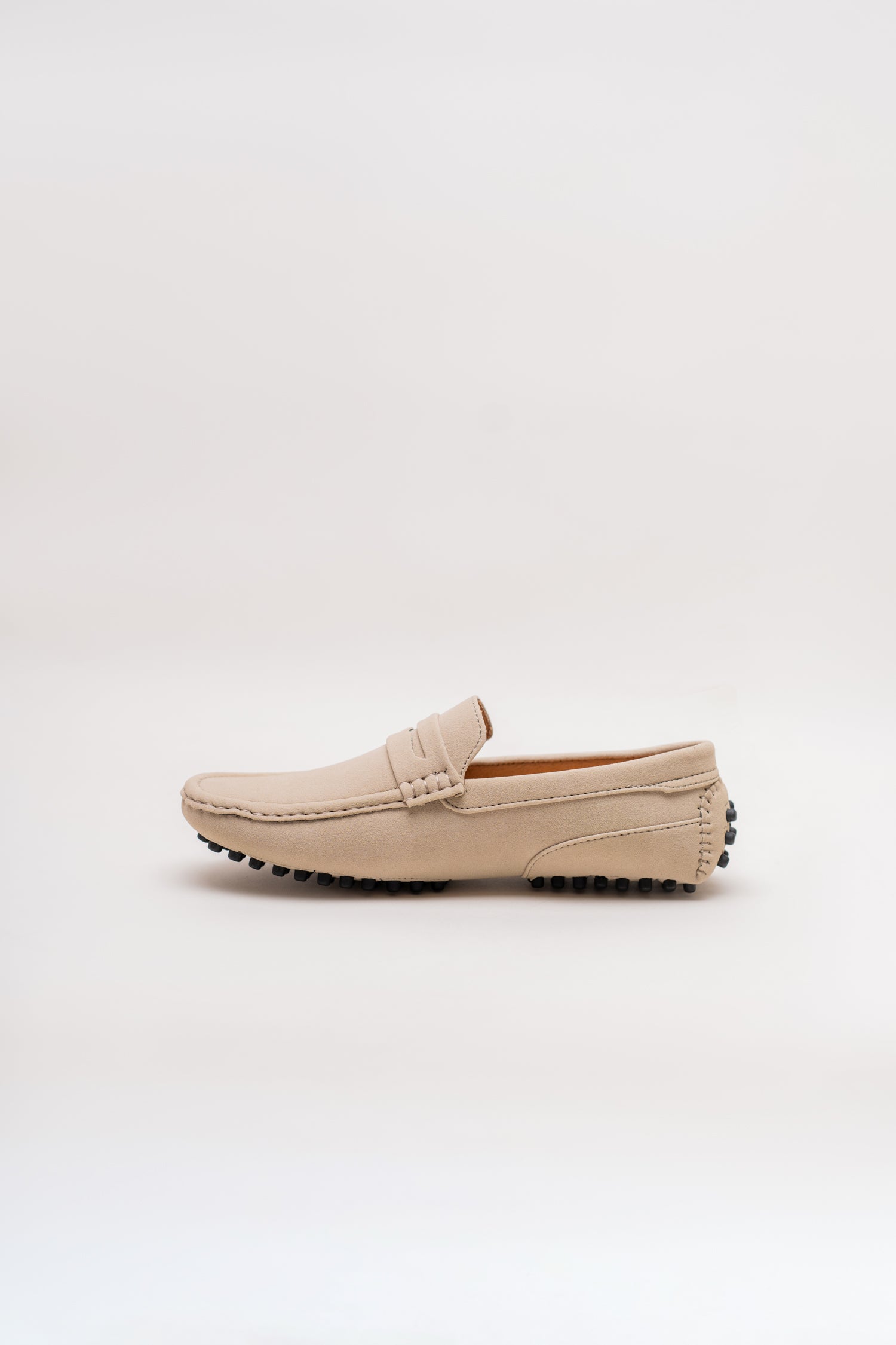 Beige Penny Loafers - Hustle N Holla