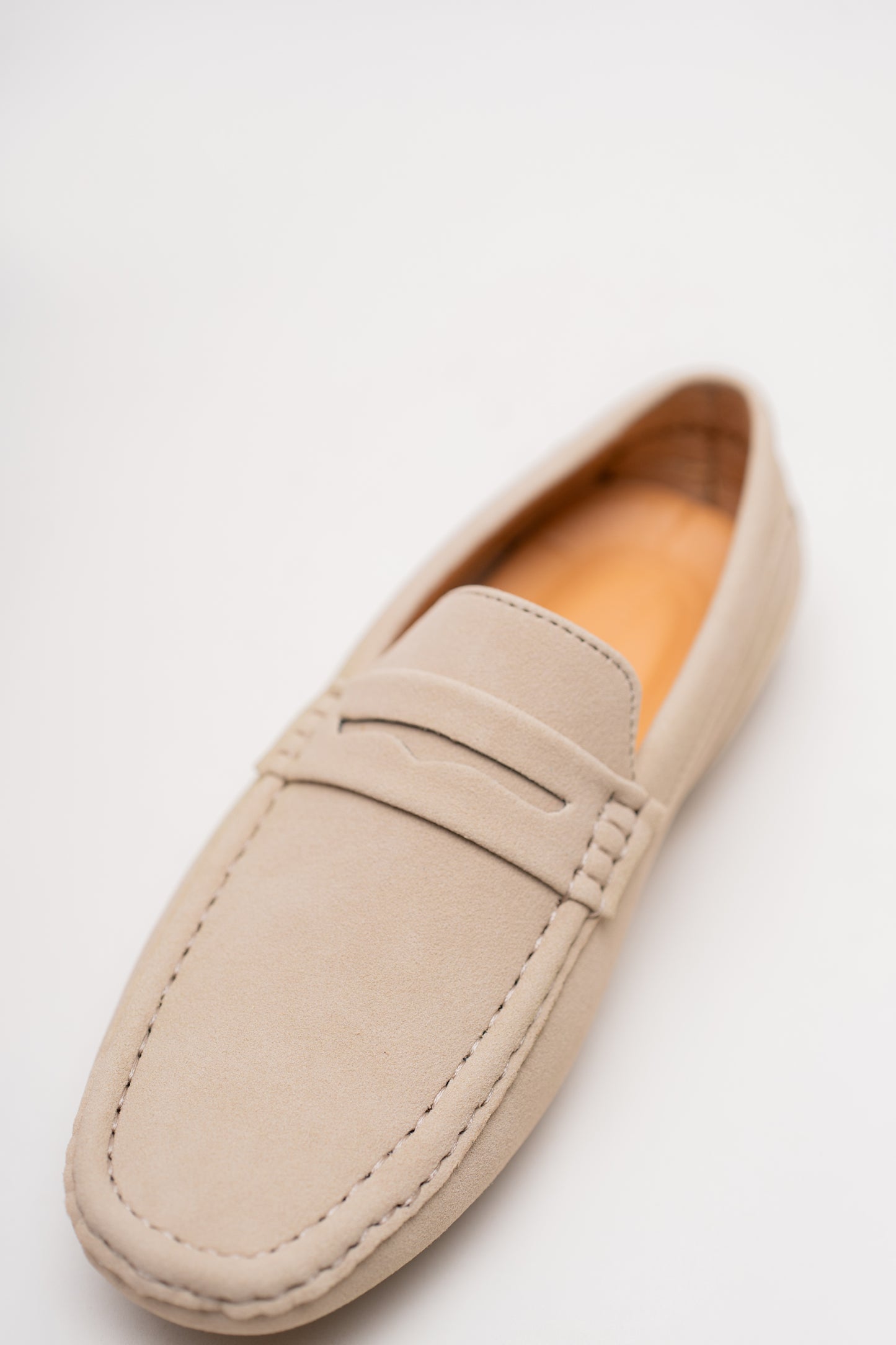 BEIGE PENNY LOAFERS - Hustle N Holla