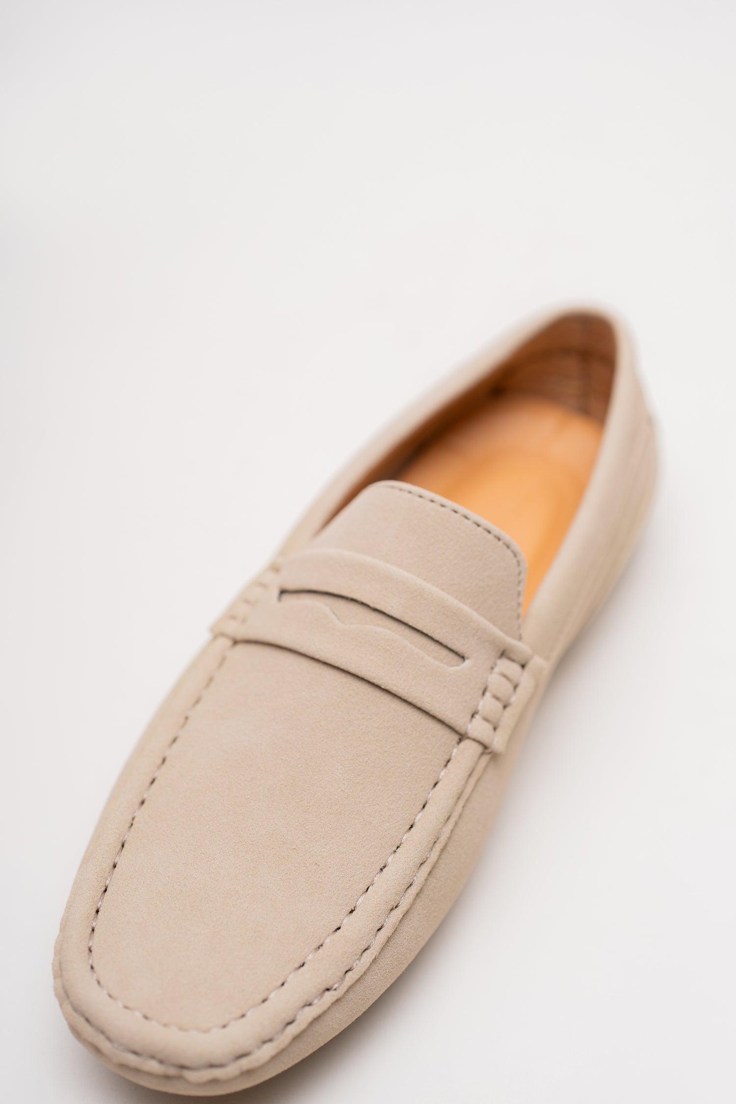 Beige Penny Loafers - Hustle N Holla