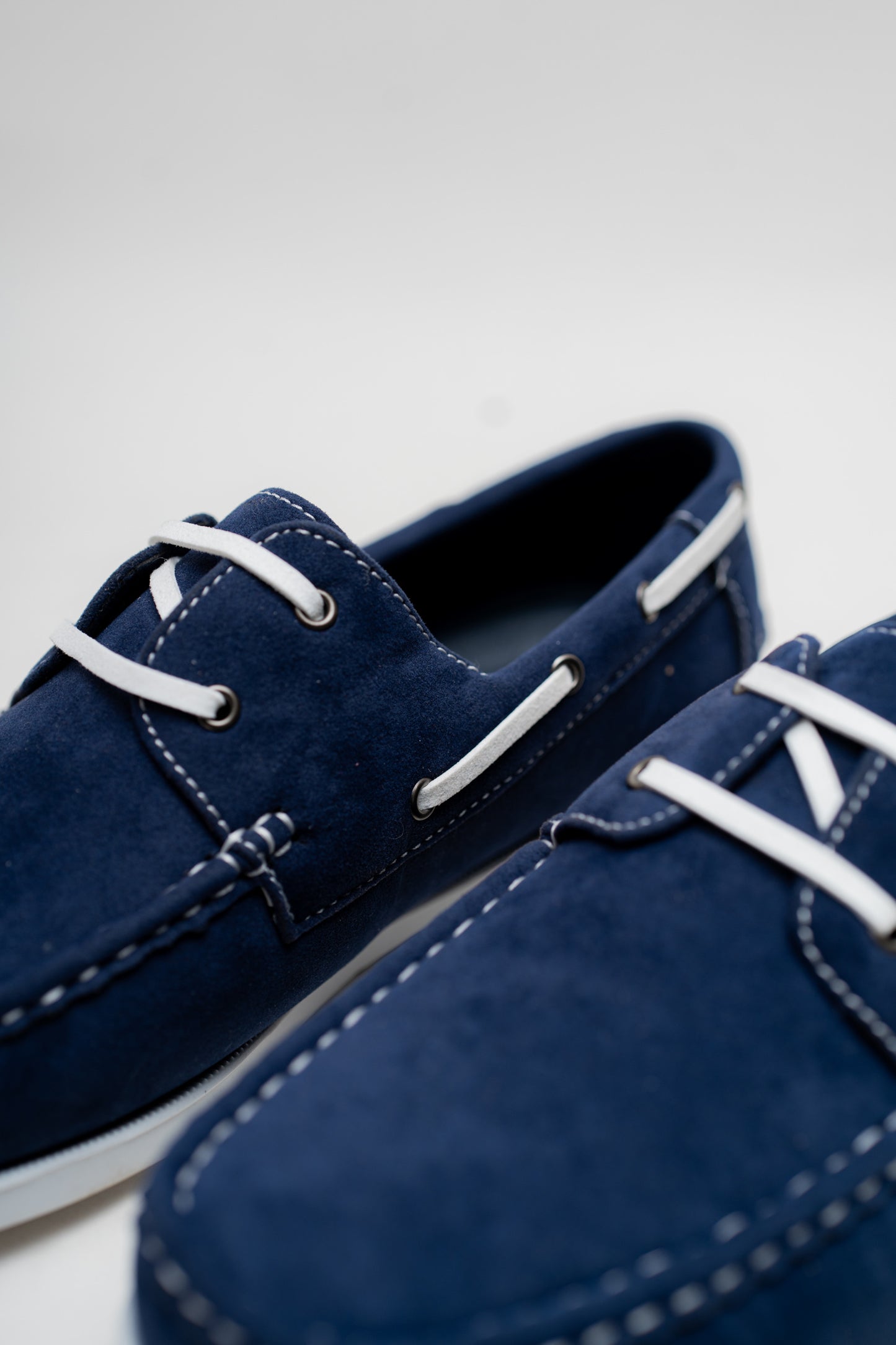 NAVY SUEDE LACED LOAFERS - Hustle N Holla