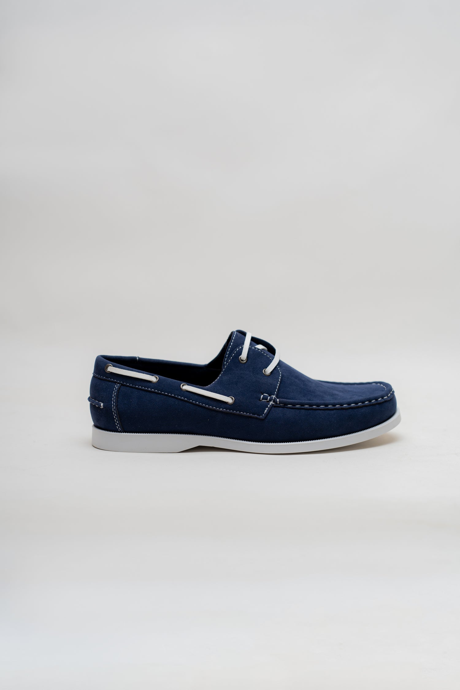 NAVY SUEDE LACED LOAFERS - Hustle N Holla