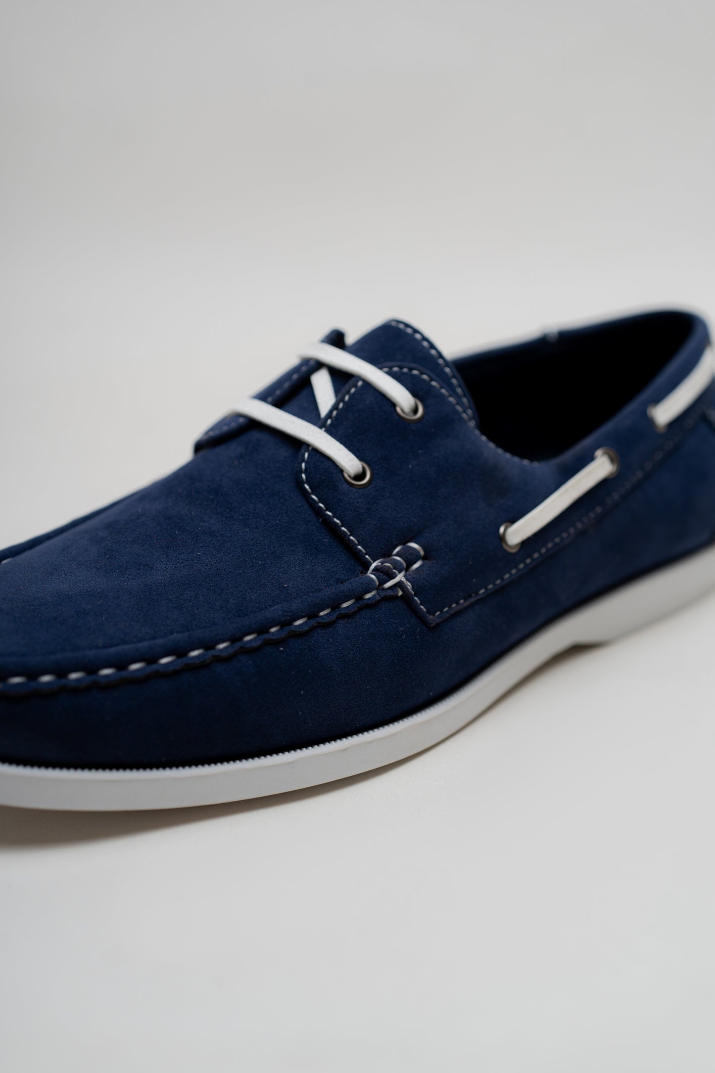 NAVY SUEDE LACED LOAFERS - Hustle N Holla