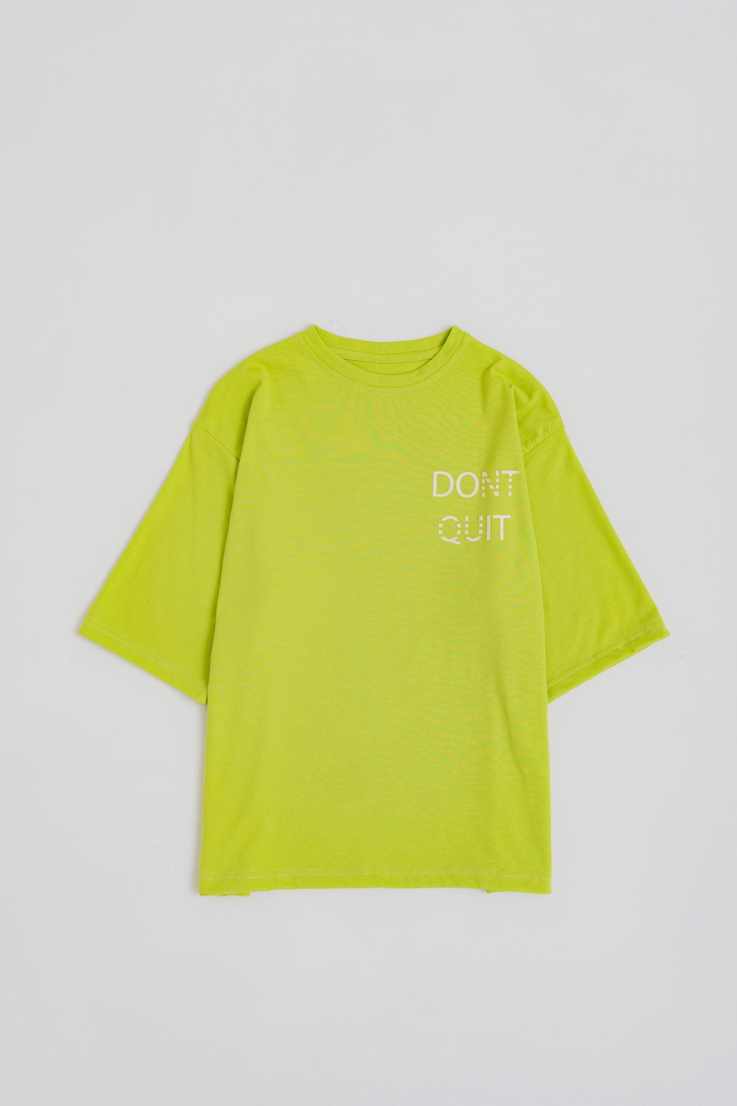 NEON GREEN RELAXED FIT STATEMENT T-SHIRT