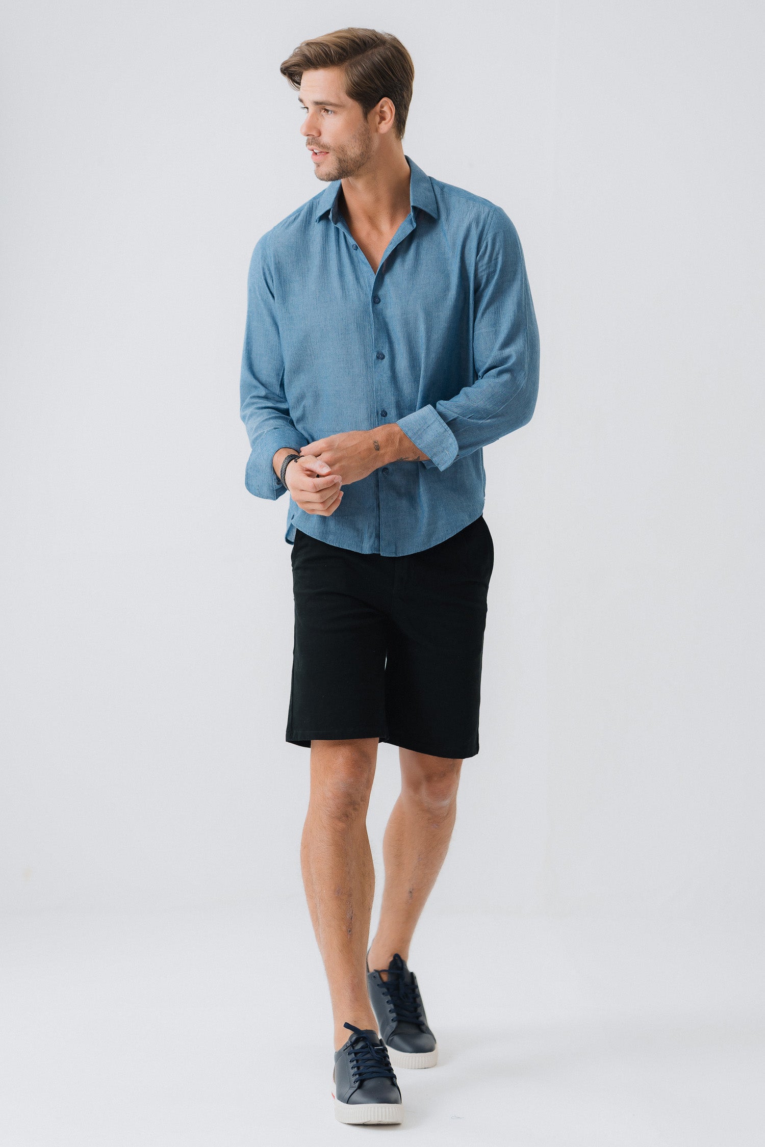 Black Regular Fit Chino Shorts - Hustle N Holla