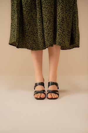 Double Criss-Cross Strappy Heels - Hustle N Holla