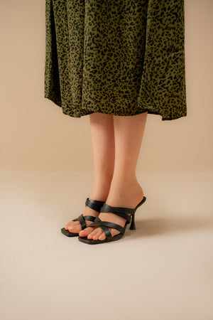 Double Criss-Cross Strappy Heels - Hustle N Holla