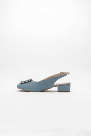 Light Blue Slingback Heels - Hustle N Holla