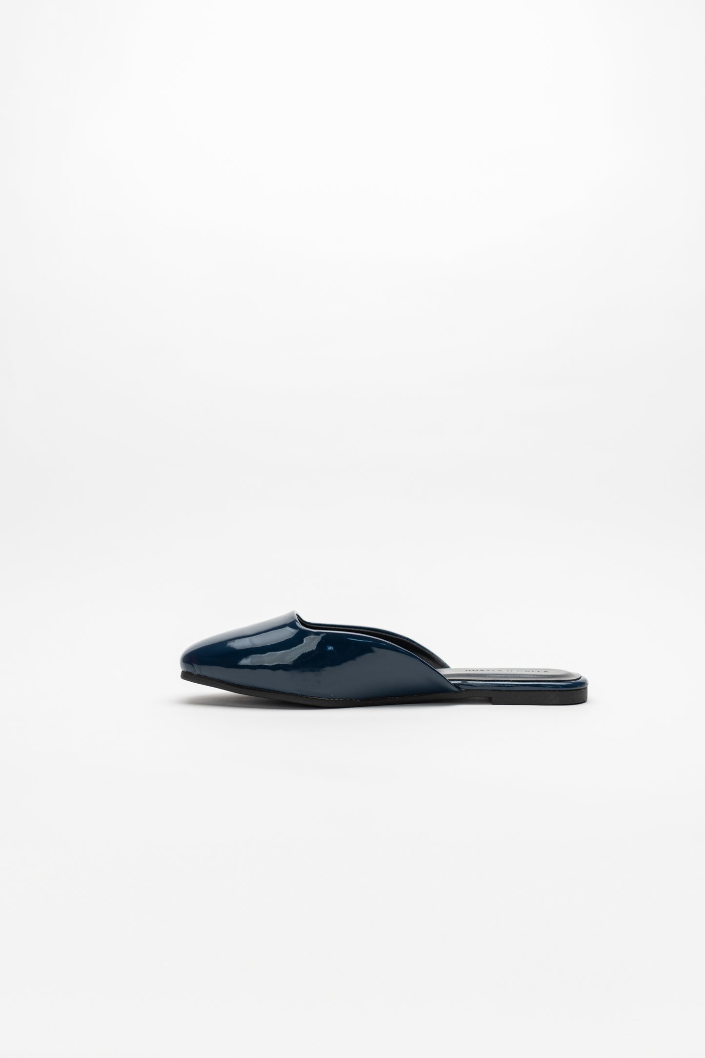 Navy Metallic Mules - Hustle N Holla