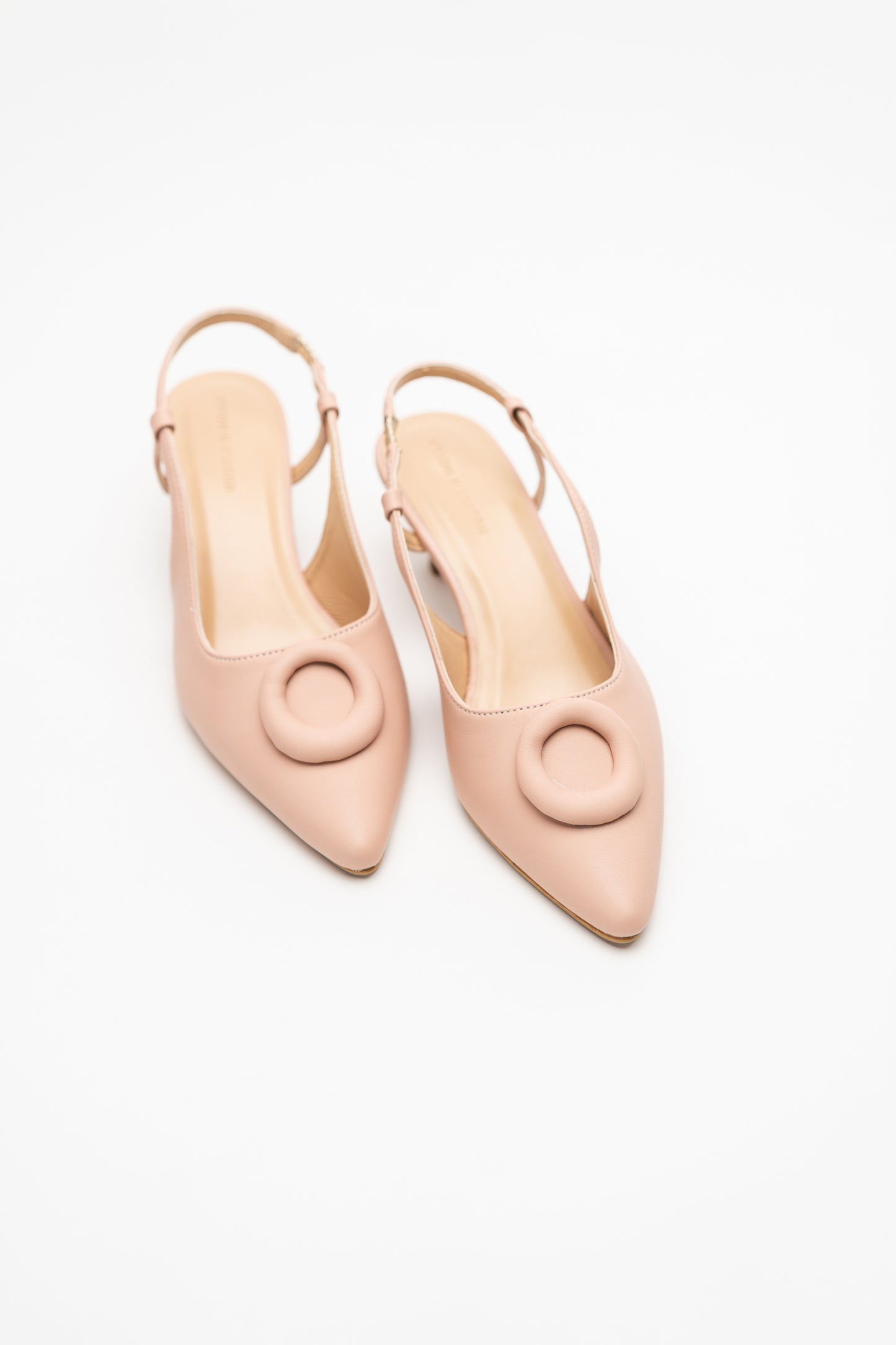 Taupe Slingback Heels - Hustle N Holla