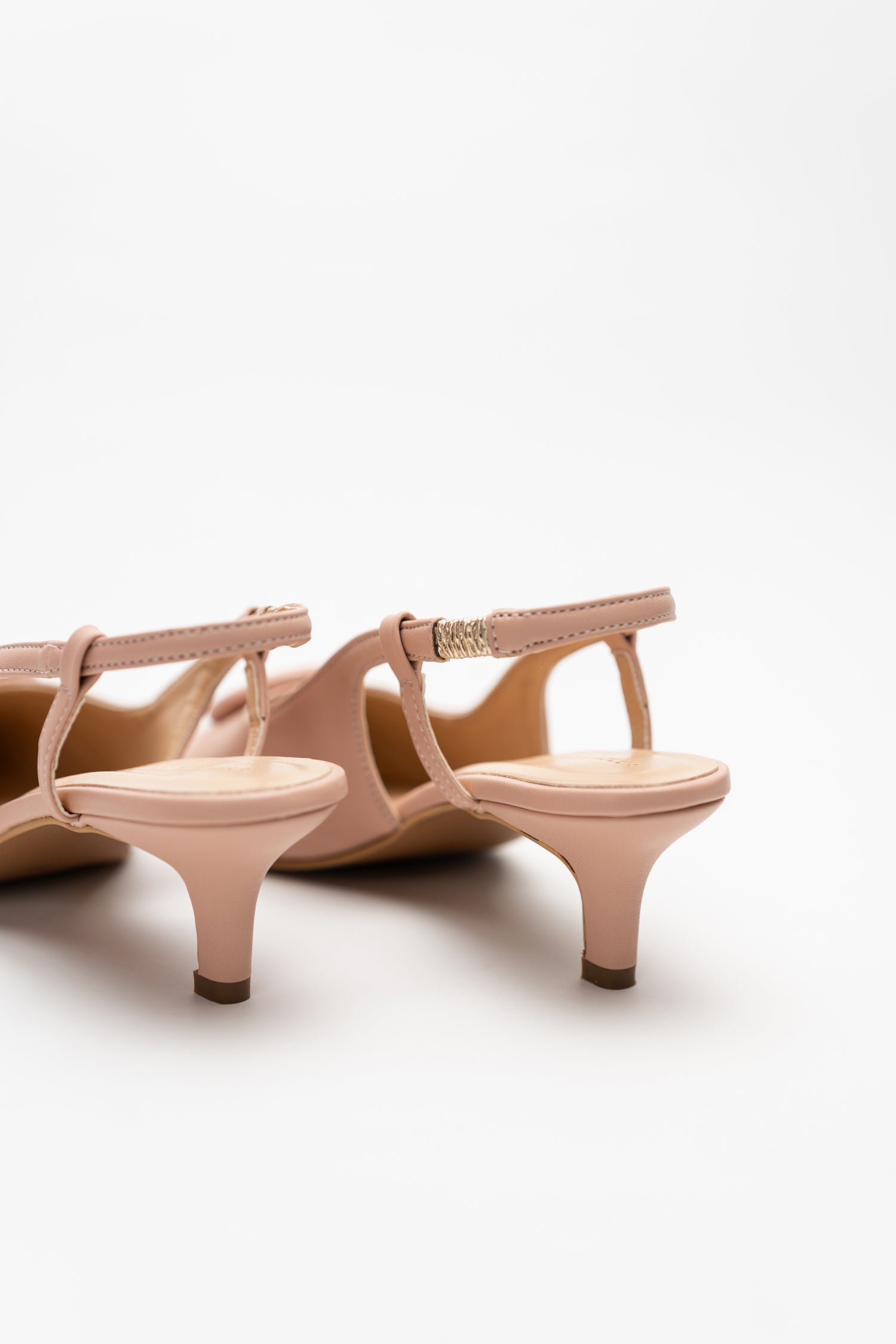 Taupe Slingback Heels - Hustle N Holla