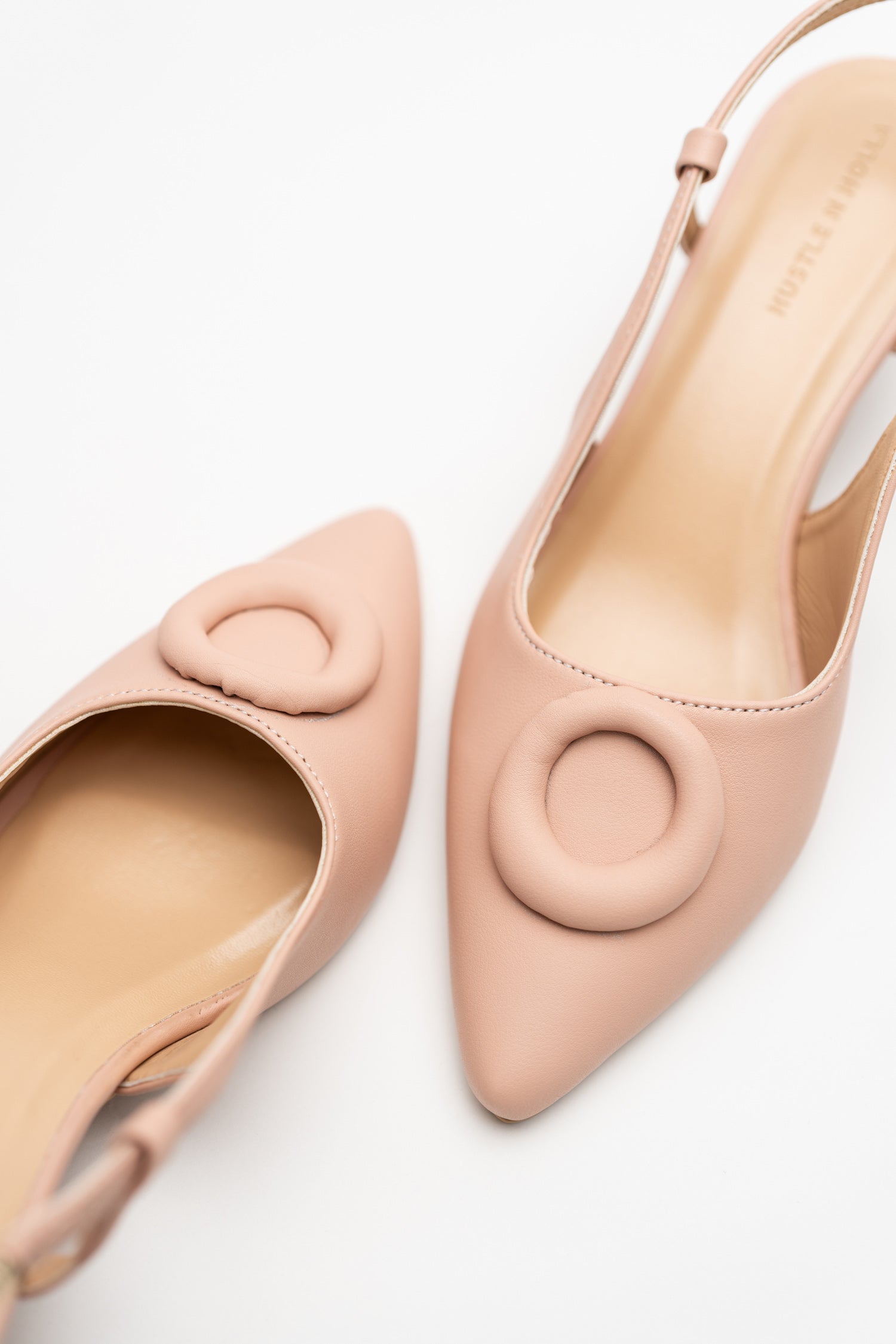 Taupe Slingback Heels - Hustle N Holla