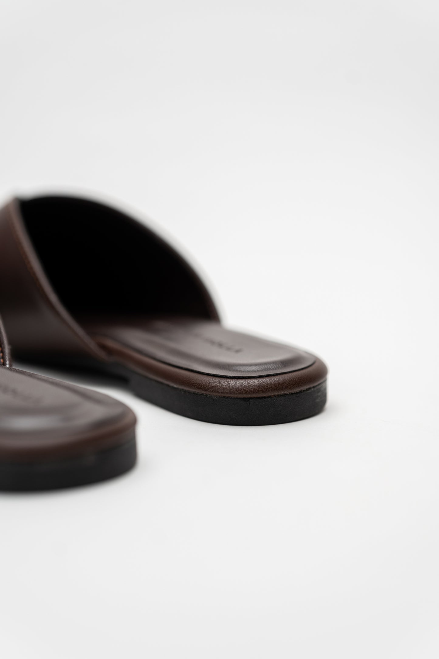 Brown Sqaure Toe Mules - Hustle N Holla