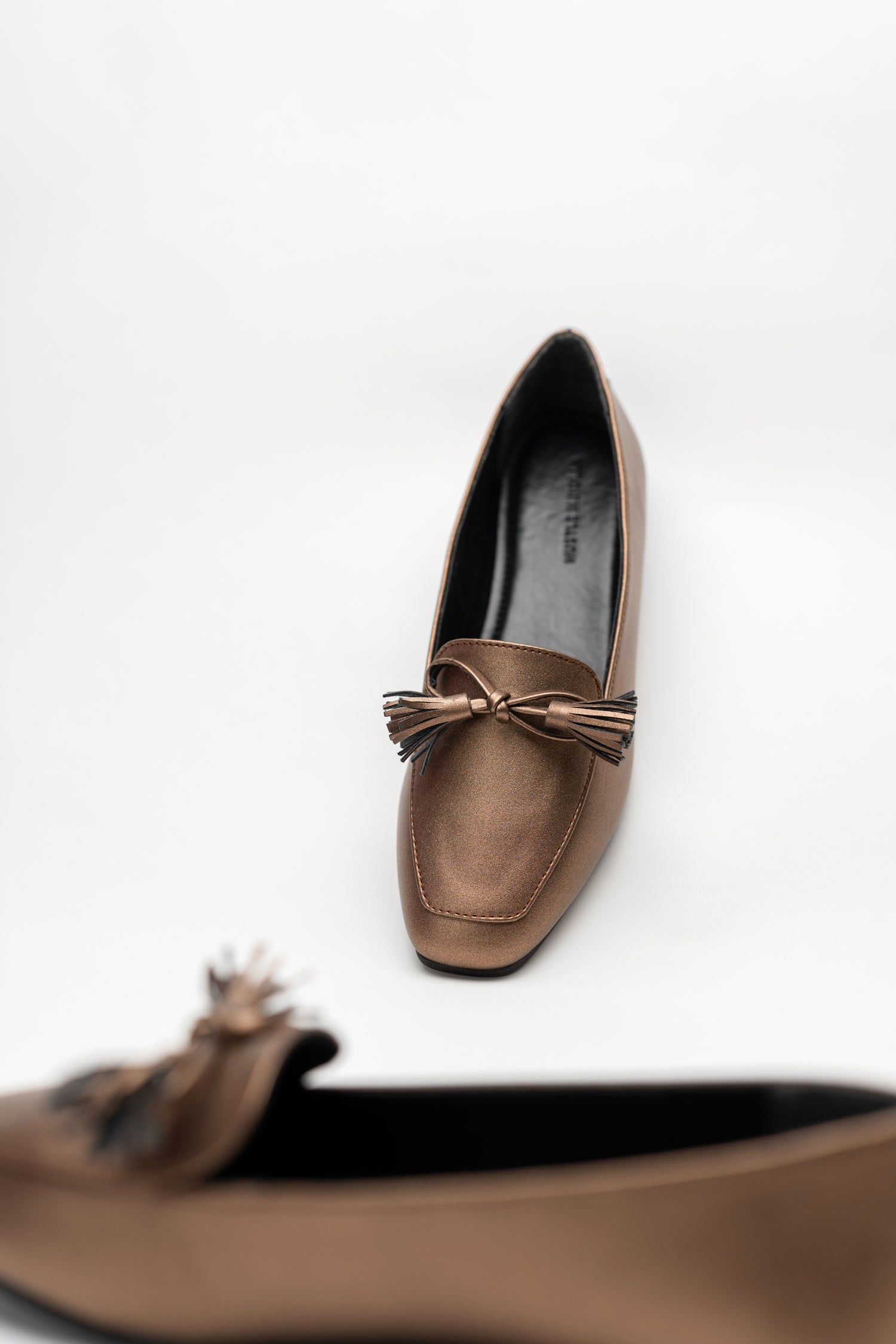 Bronze Metallic Loafers - Hustle N Holla