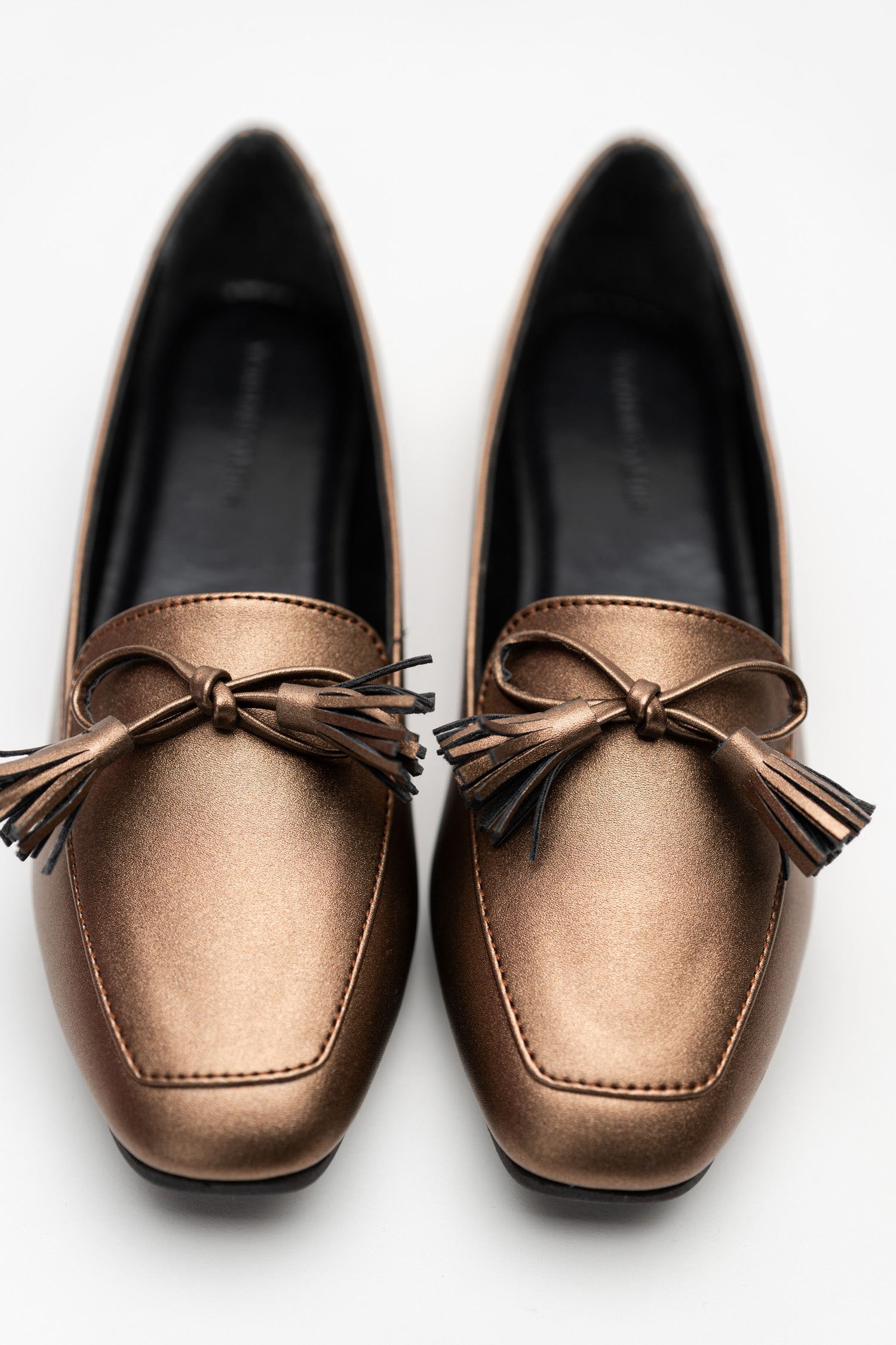 Bronze Metallic Loafers - Hustle N Holla
