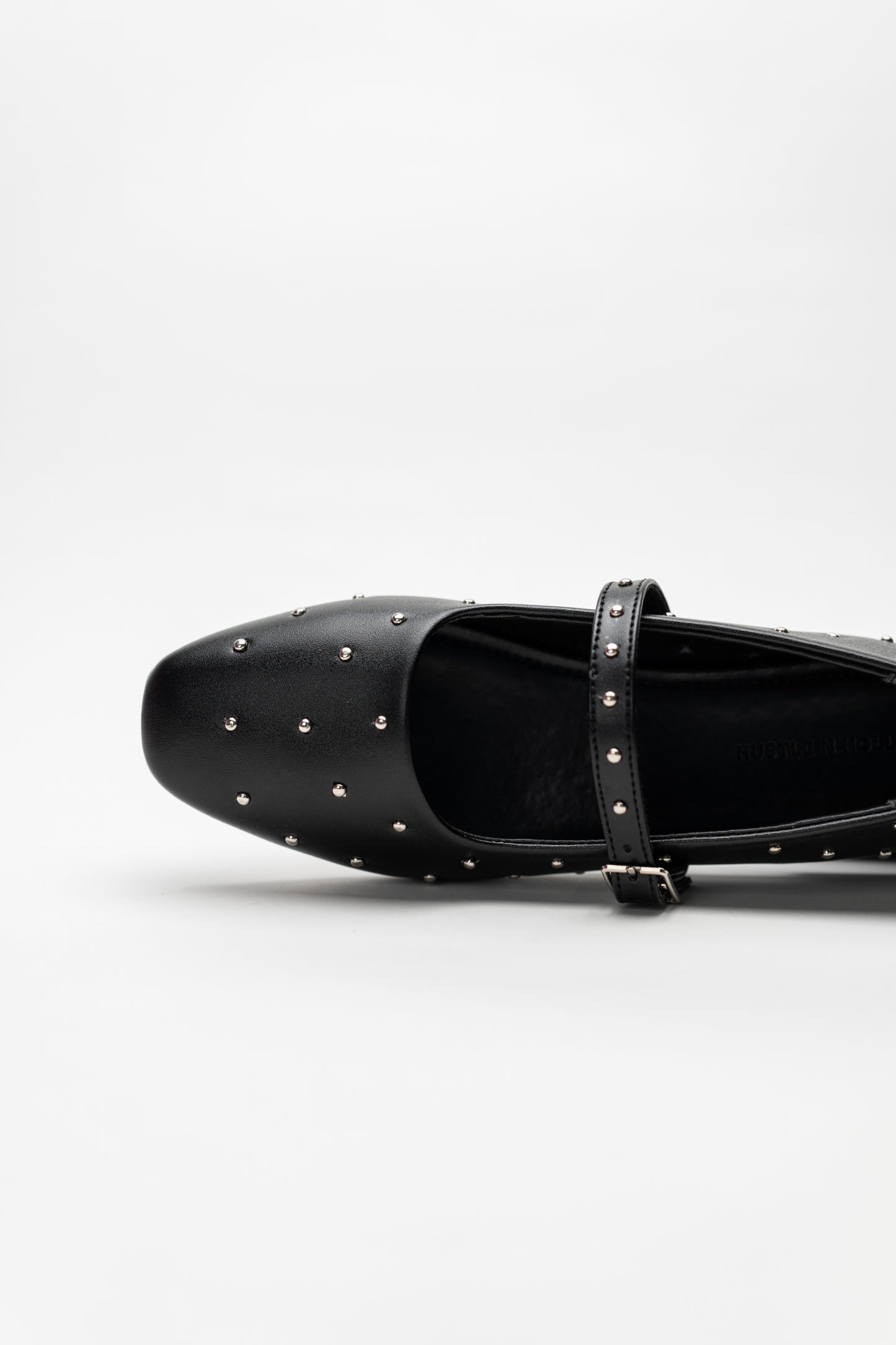 Black Studded Mary Jane Flats - Hustle N Holla