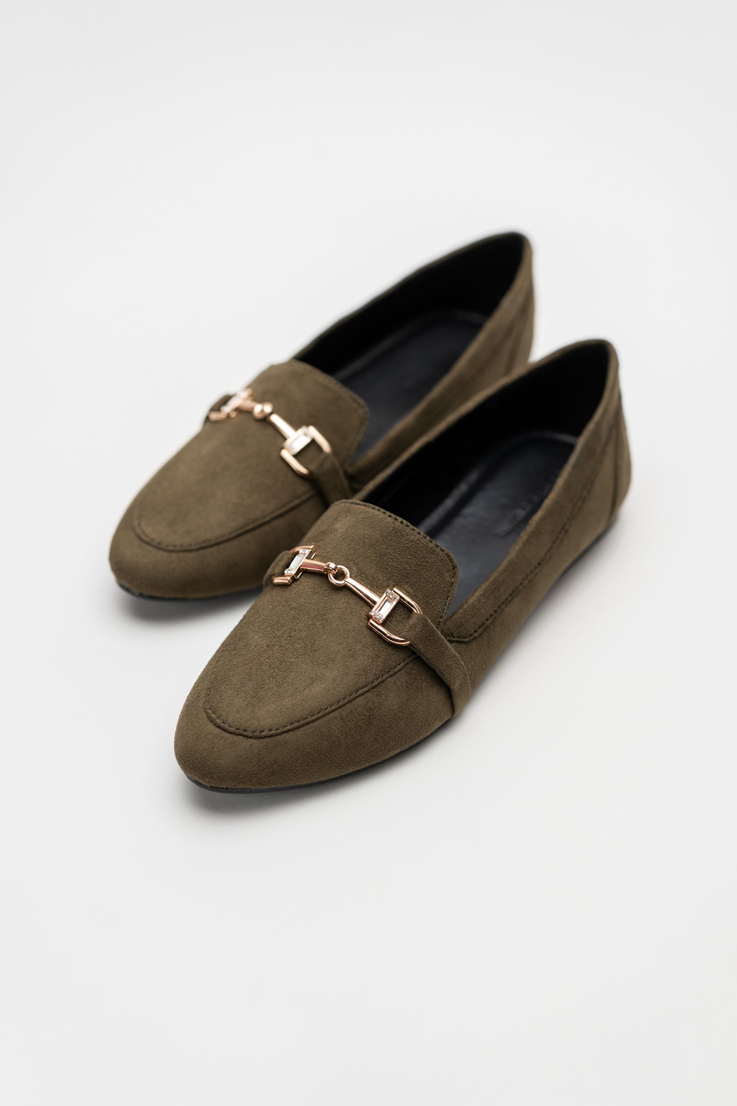 Olive Green Suede Loafers - Hustle N Holla