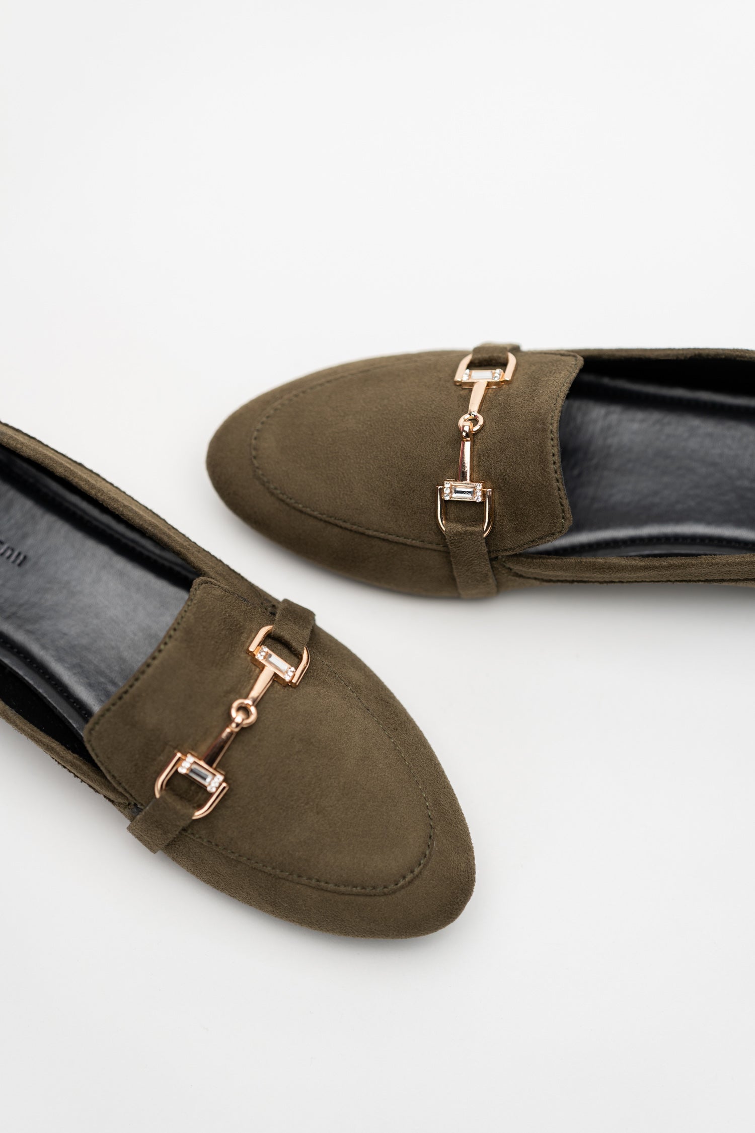 Olive Green Suede Loafers - Hustle N Holla