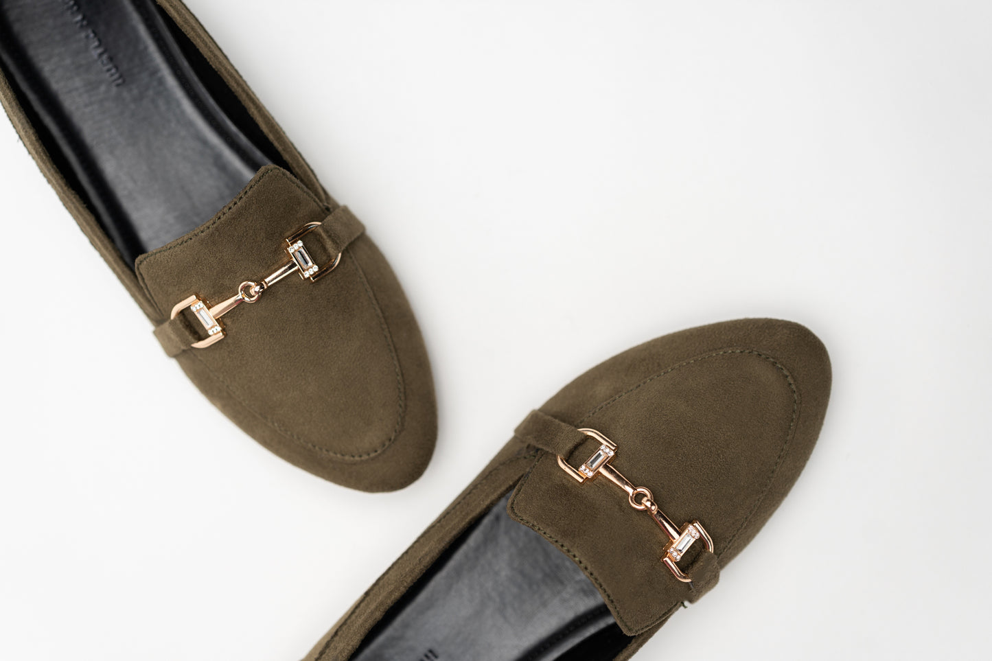 Olive Green Suede Loafers - Hustle N Holla