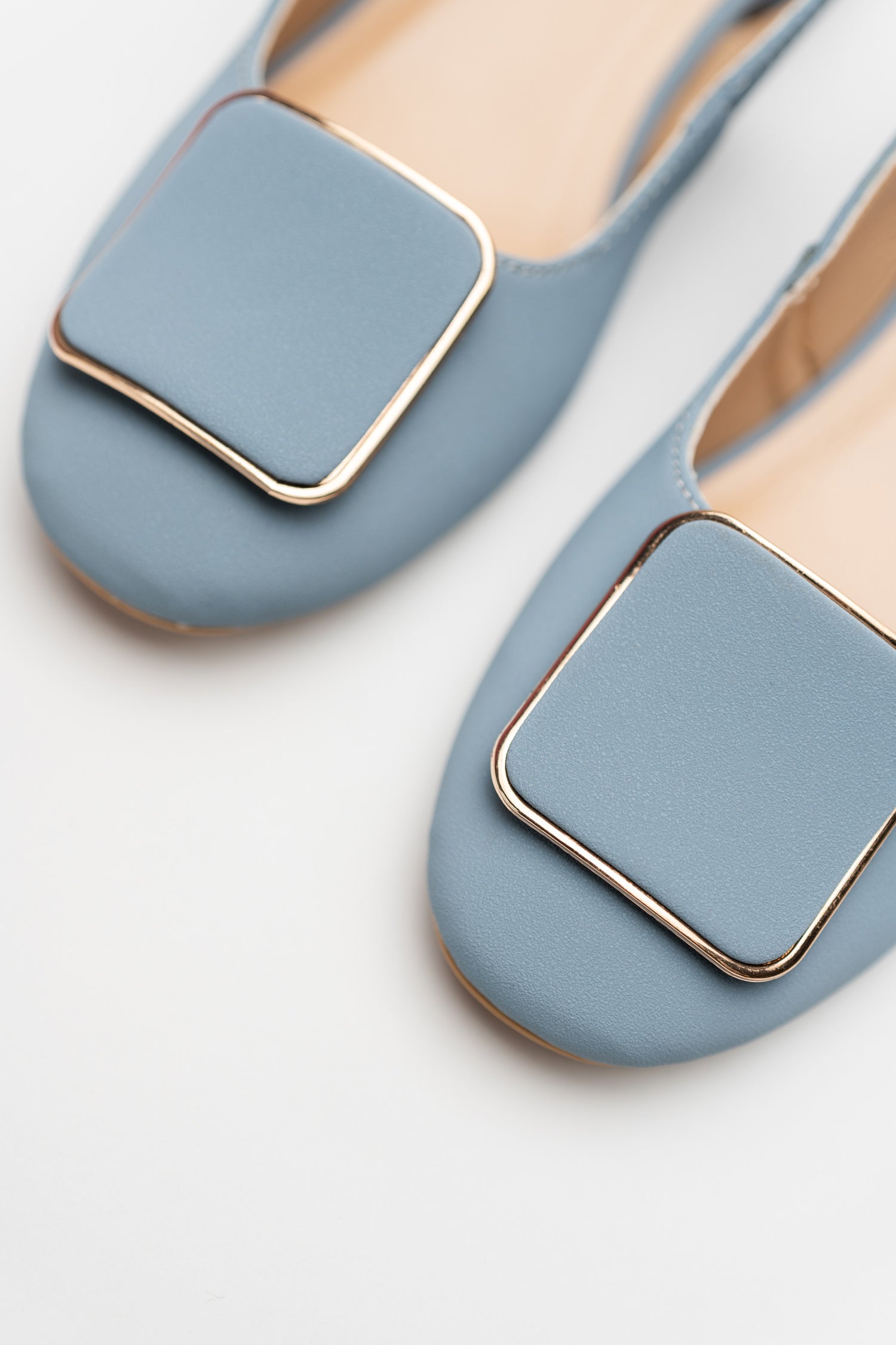 Light Blue Slingback Heels - Hustle N Holla