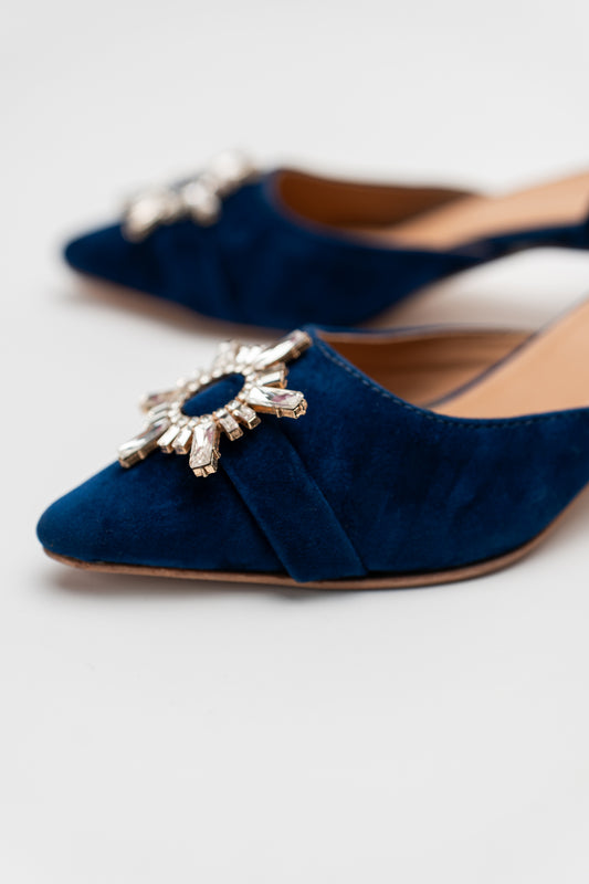Blue Suede Heels - Hustle N Holla