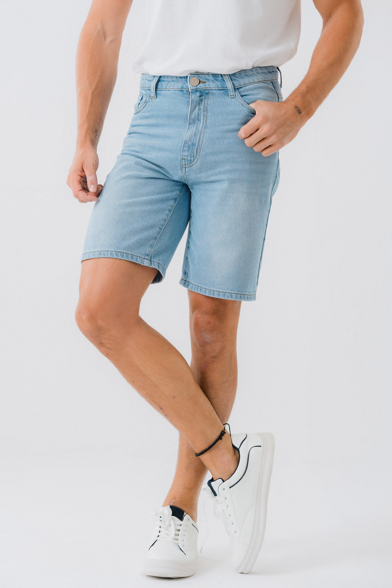 Blue Denim Shorts - Hustle N Holla