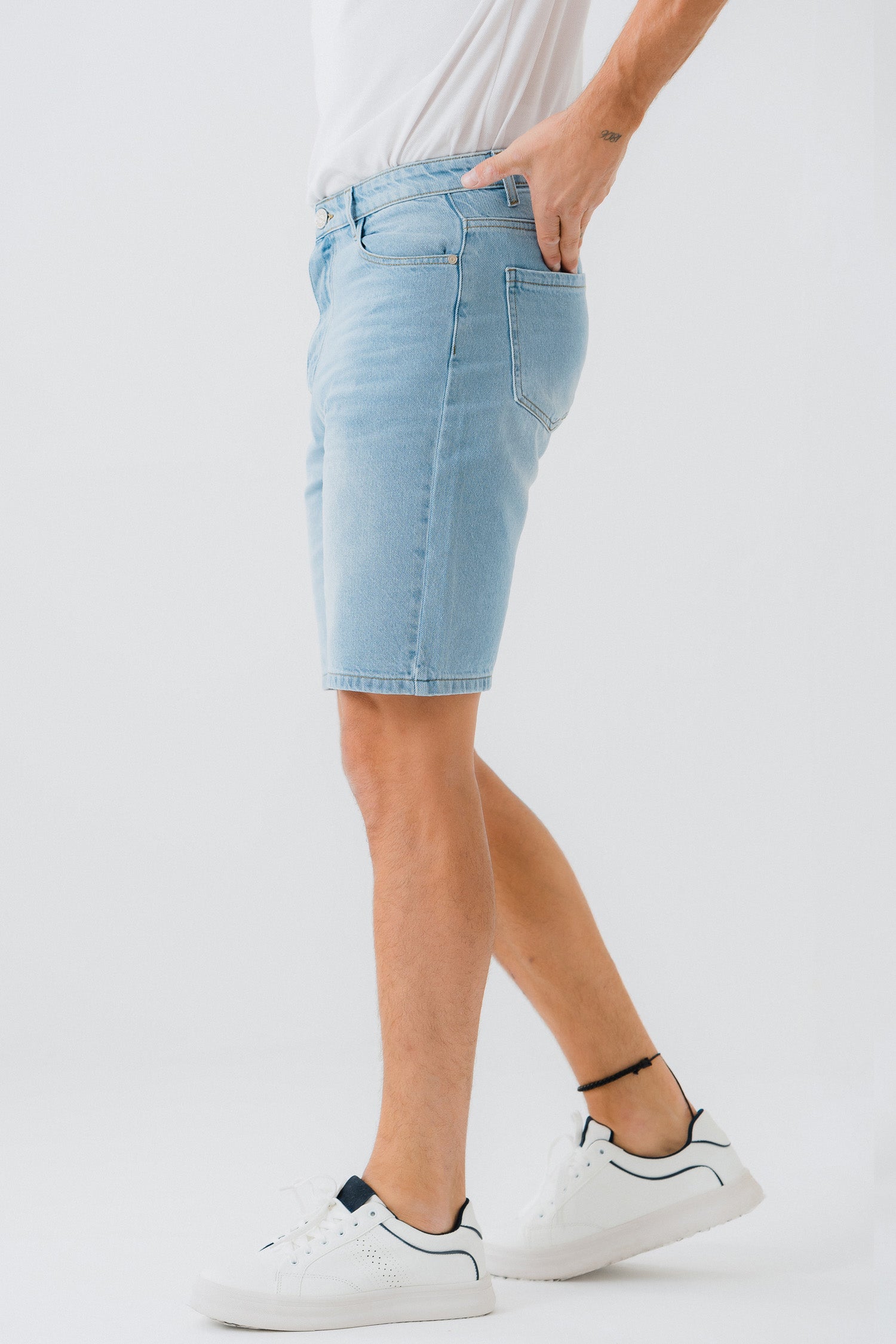 Blue Denim Shorts - Hustle N Holla