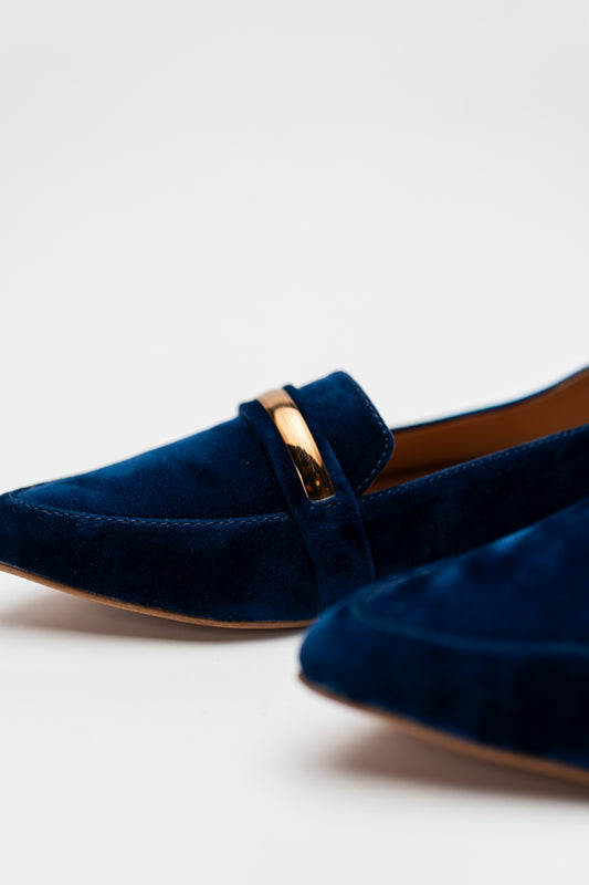 Blue Pointed Toe Flats - Hustle N Holla