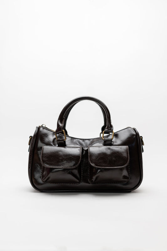 Double Pocket Shoulder Bag - Hustle N Holla