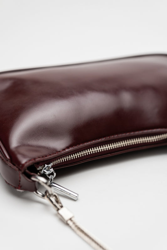 Red Baguette Bag - Hustle N Holla