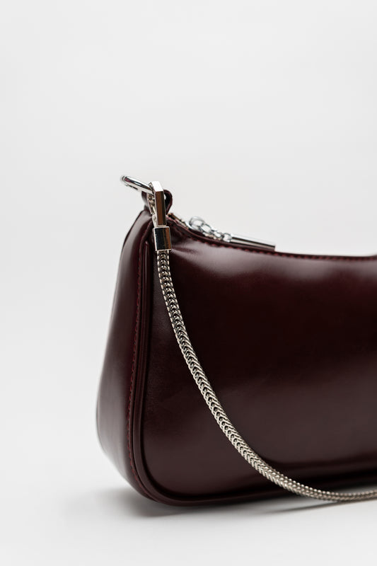 Red Baguette Bag - Hustle N Holla