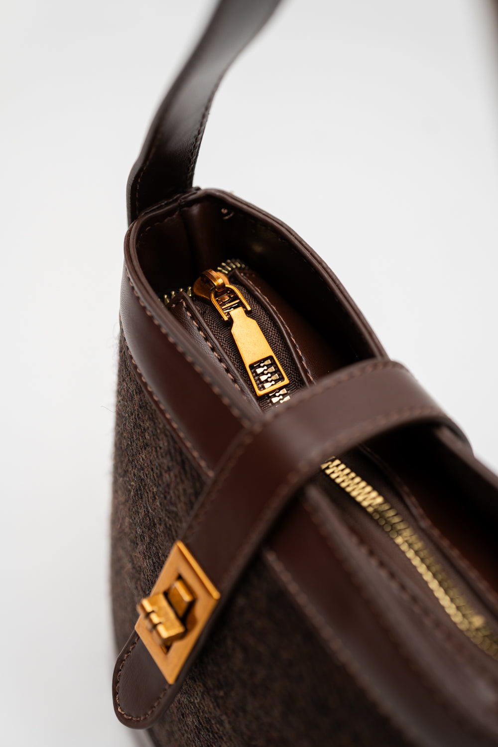 Brown Crossbody Bag - Hustle N Holla