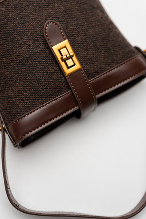 Brown Crossbody Bag - Hustle N Holla