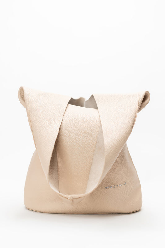 Beige Shoulder Bag - Hustle N Holla