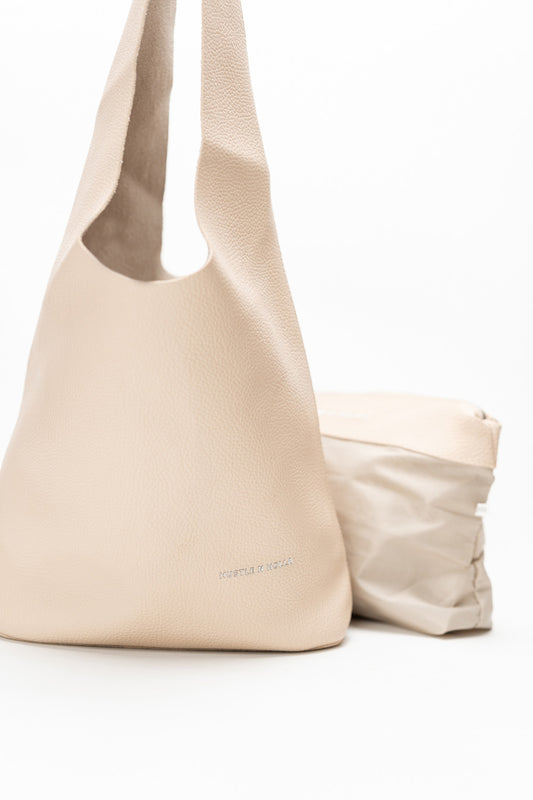 Beige Shoulder Bag