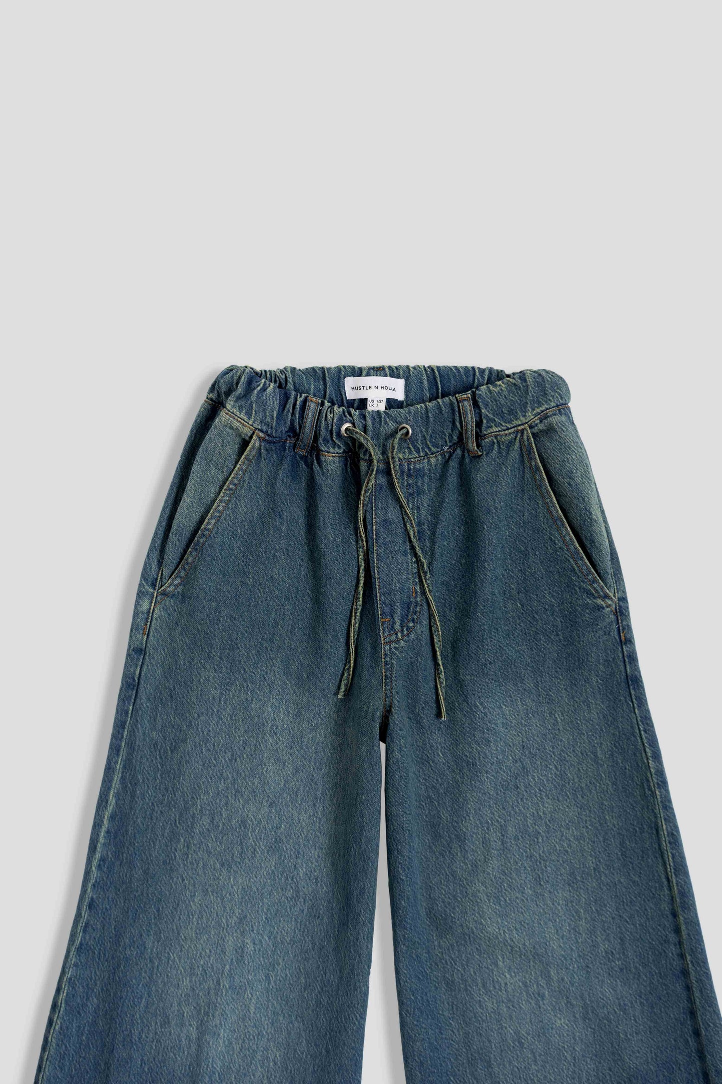 Vintage Tint Wide Leg Jeans - Hustle N Holla