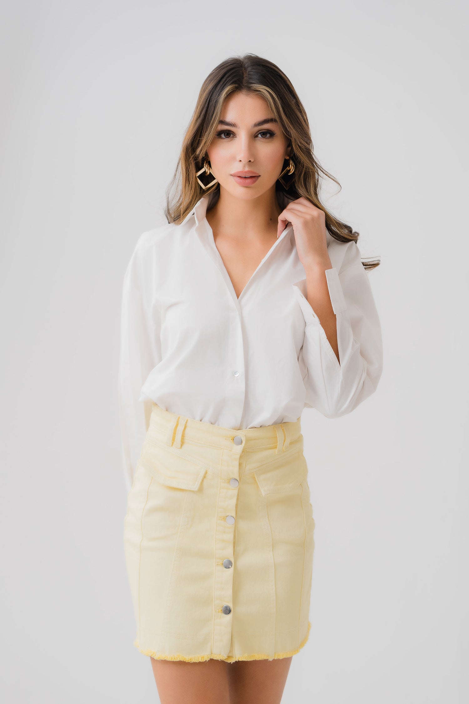 Aria Denim Skirt - Hustle N Holla