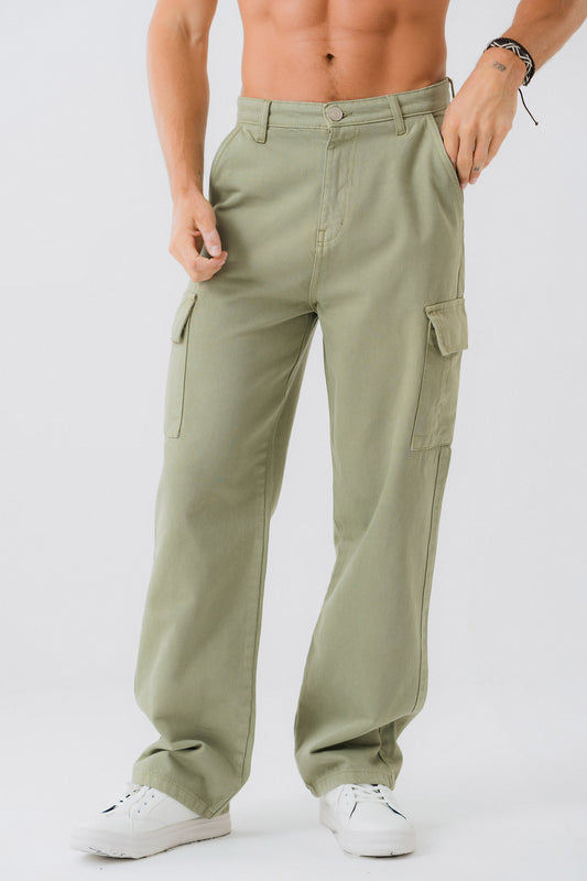 Olive Green Chino Pants