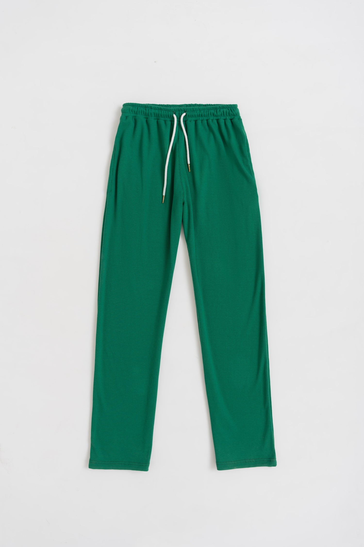 Green Rib Trouser