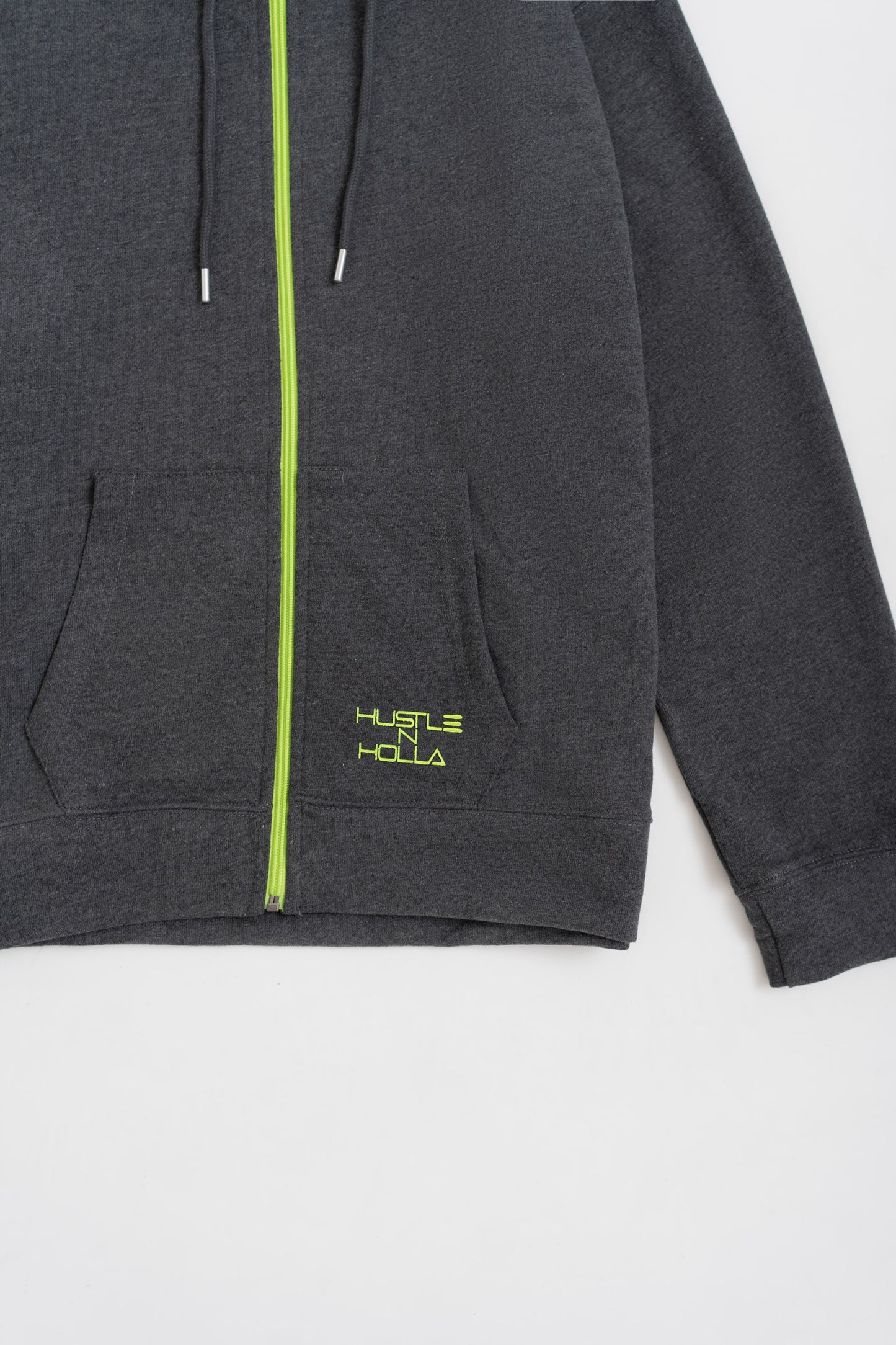 Grey Relaxed Fit Hoodie - Hustle N Holla