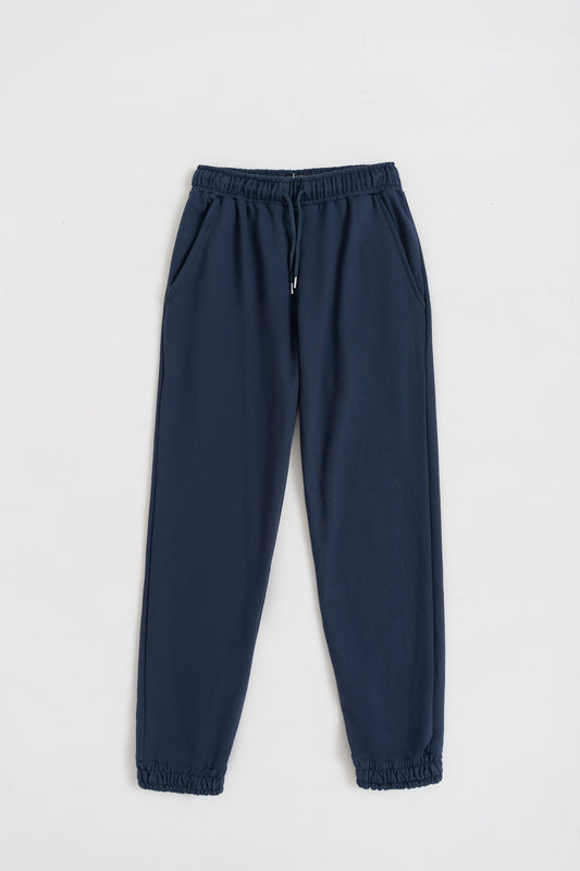 Navy Jogger Fit Sweatpants - Hustle N Holla