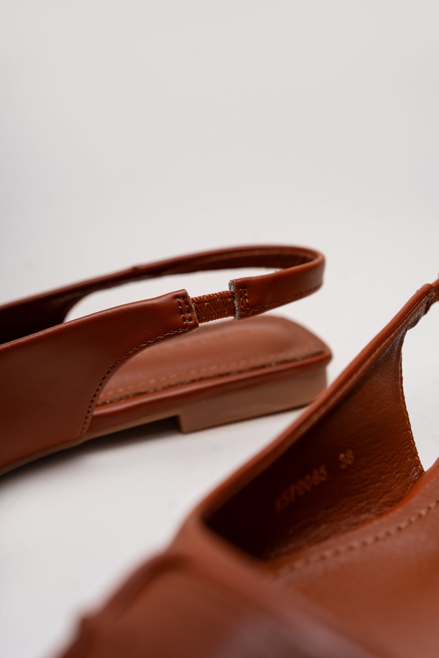 Tan Buckle Detail Flats - Hustle N Holla