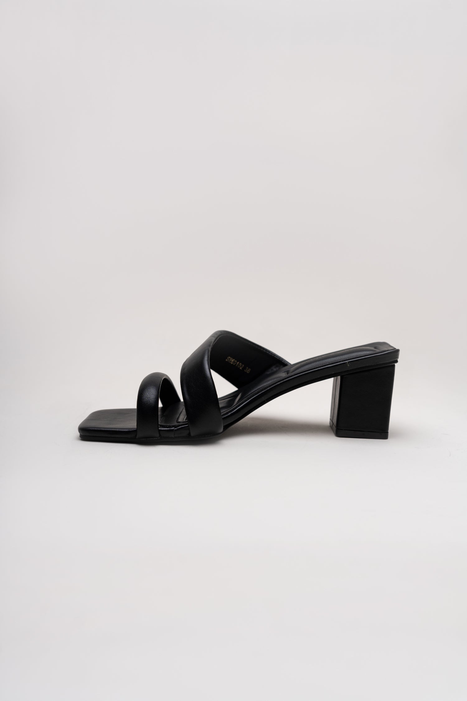 Black Cross-Strap Wedges - Hustle N Holla