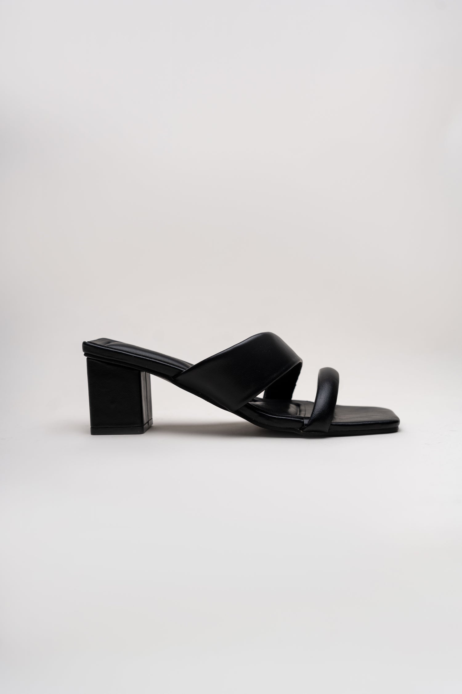 Black Cross-Strap Wedges - Hustle N Holla