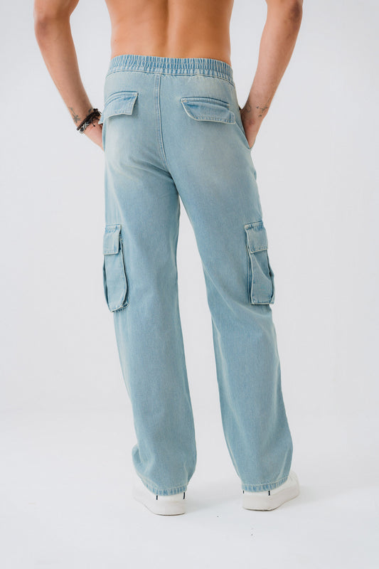 Vintage Wash Denim Jeans