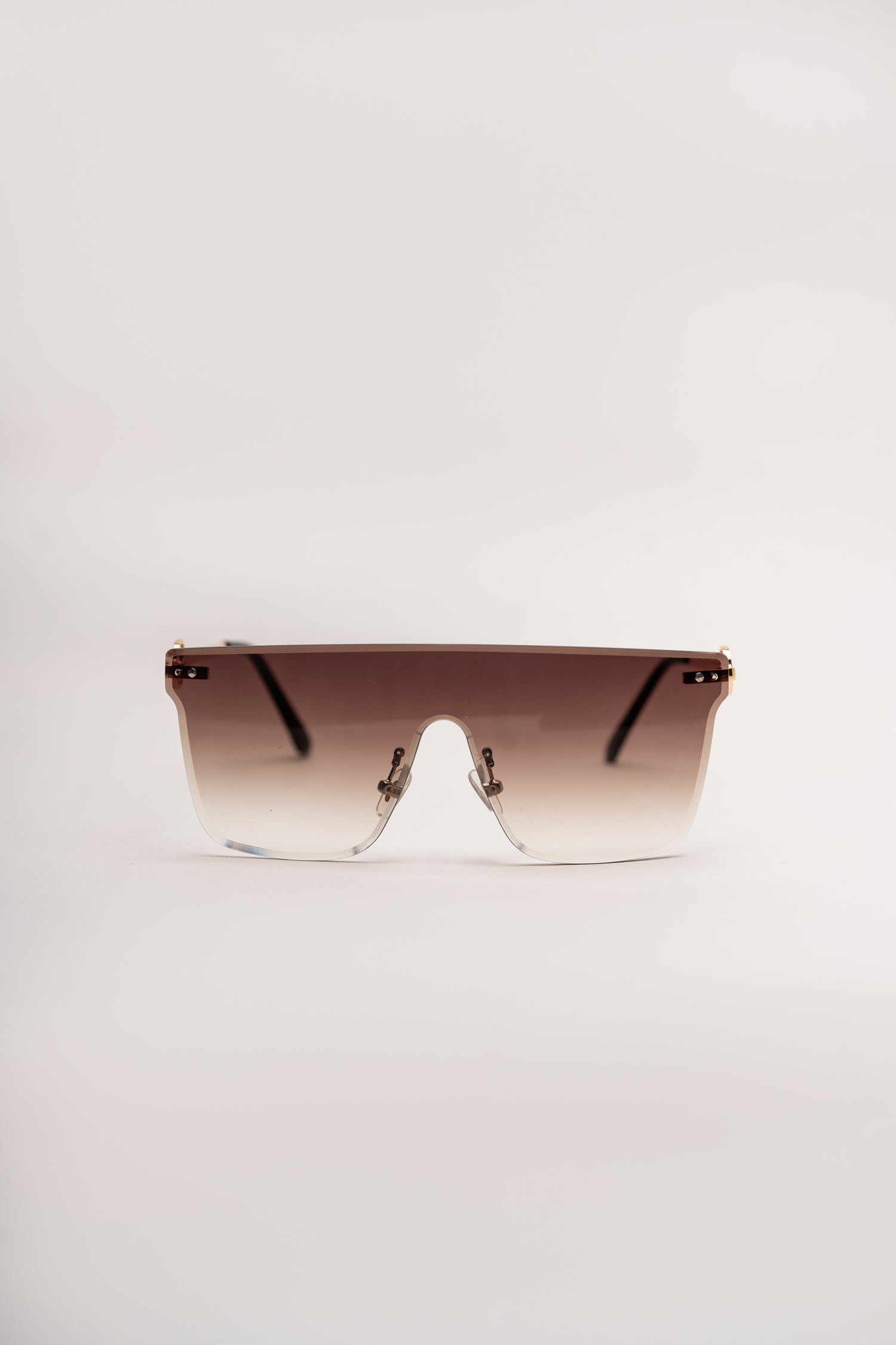 Golden Frame with Tint Brown Sunglasses